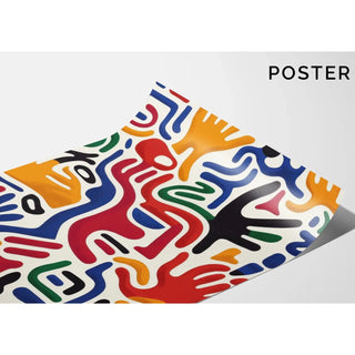 Pop Art Poster - Movement of the Hands